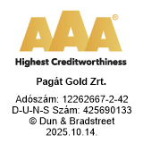 pagat gold dun and bradstreet aaa értékelése