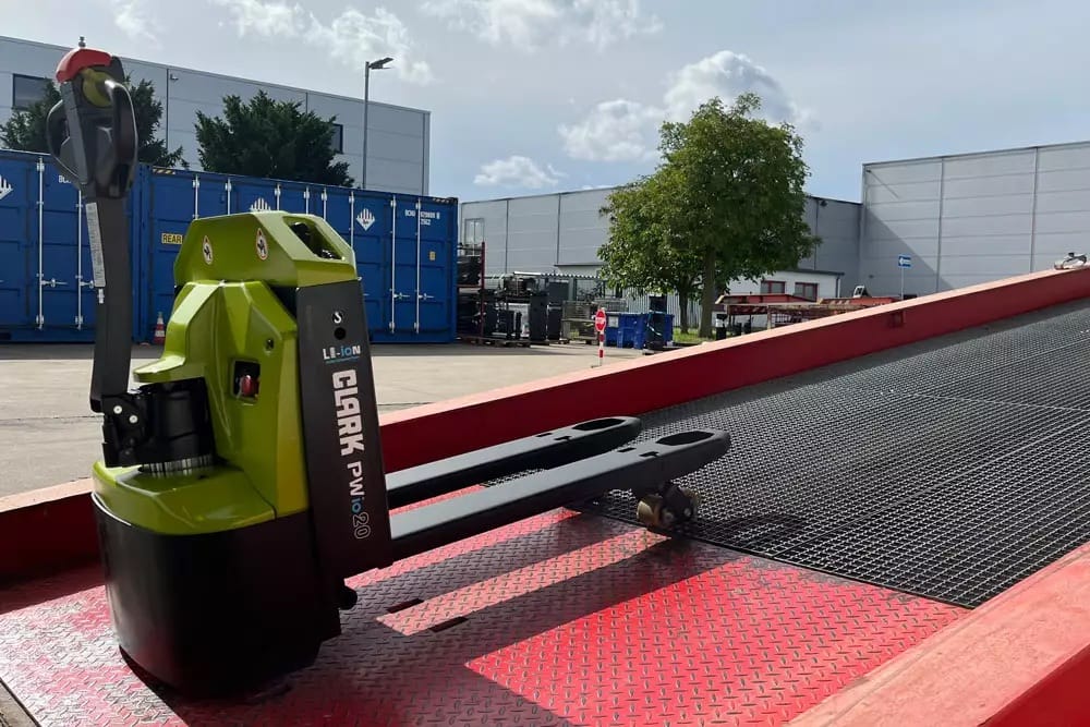 clark pwio20 raklapemelő szállításkor