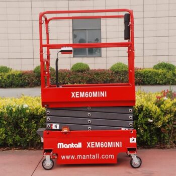 Mantall XEM60 mini elektromos, kézi mozgatású ollós személyemelő 2 mantall xem60 mini