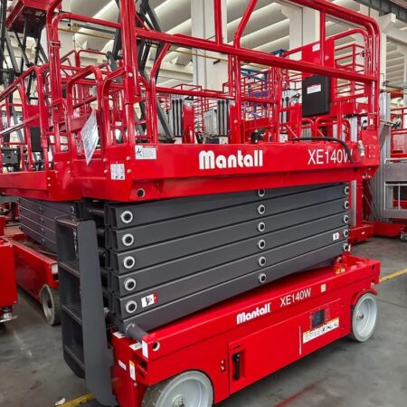 mantall xe140w elektromos ollós személyemelő