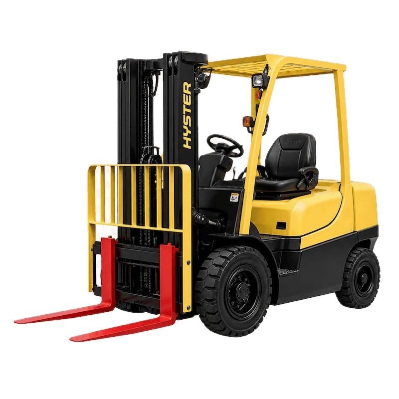 Yellow HYSTER forklift