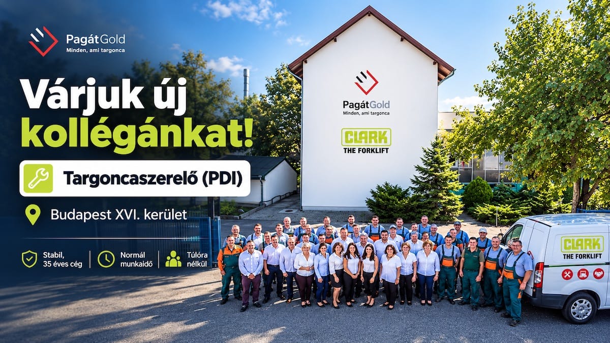 új kolléga állásajánlat targoncaszerelő